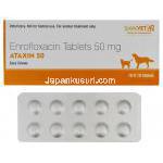 アタキシン　50、ジェネリックバイトリル、エンロフロキサシン　50mg